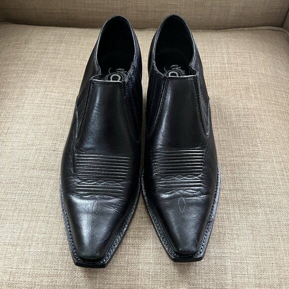 Charlie 1 Horse Black Booties Size 8 (B) Boots Short Leather Western Cowboy - Picture 3 of 16